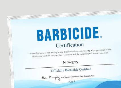 Barbicide Certification