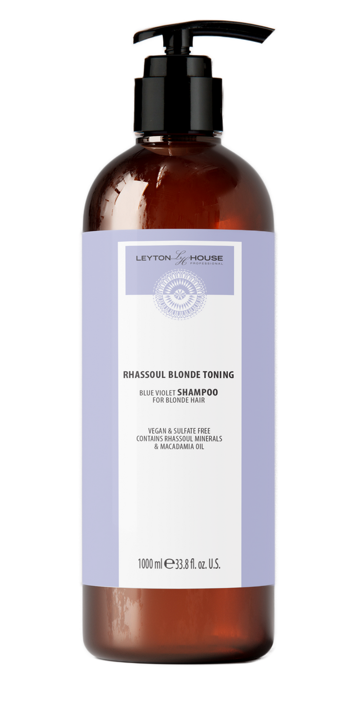 Leyton House Rhassoul Blonde Toning Shampoo 1L