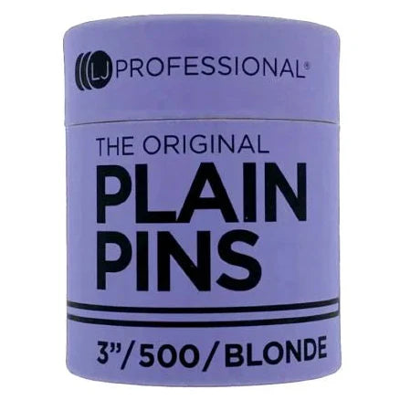 LJ Professional 3" Plain Hairpins Blonde (500pcs)