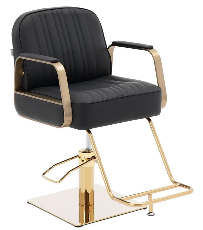 Crewe Orlando Eddie Styling Chair Black - 7 Day Quick Ship