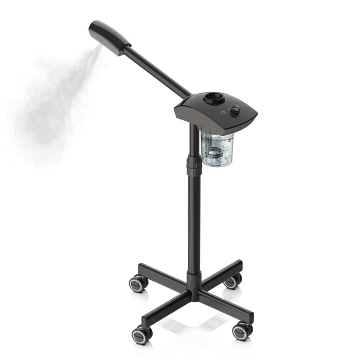 Salon Fit Lotus Mobile Ionic Steamer - Black- 7 Day Quick Ship