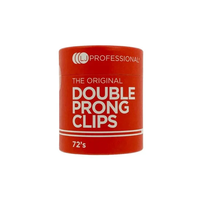 LJ Professional Double Prong Clips 72s