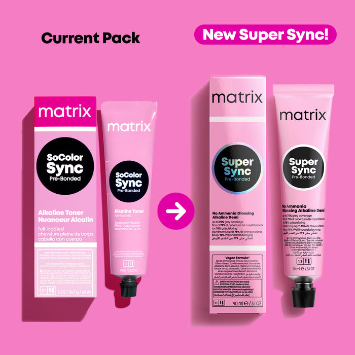 NEW Matrix Super Sync Demi-Permanent Colour 90ml