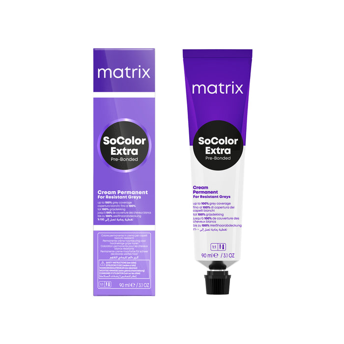NEW Matrix Socolor Extra Coverage Pre-Bonded Permanent Hair Color 90ml
