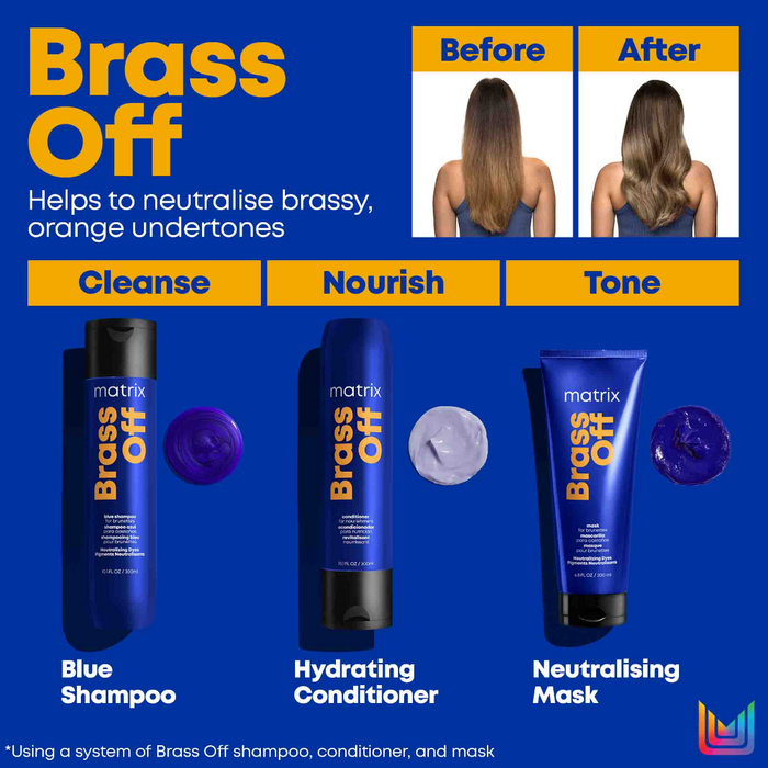 Matrix Brass Off Blue Shampoo 300ml