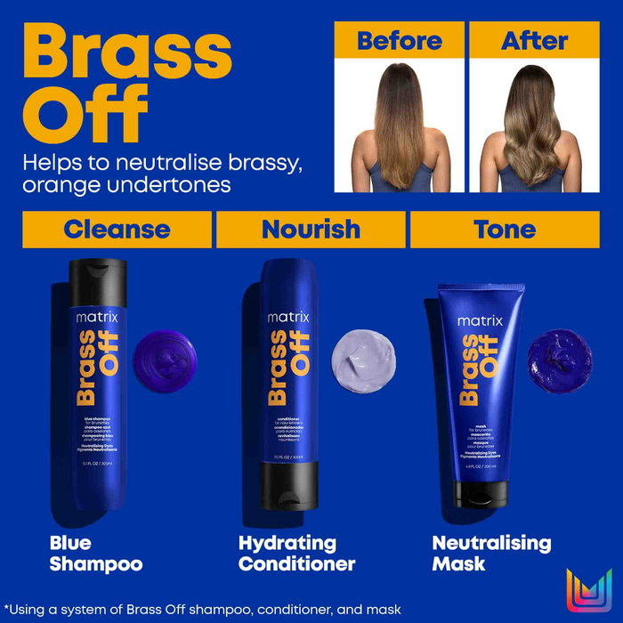 Matrix Total Results Brass Off Blue Shampoo 300ml