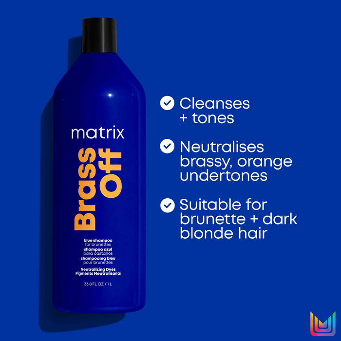 Matrix Brass Off Blue Shampoo Litre