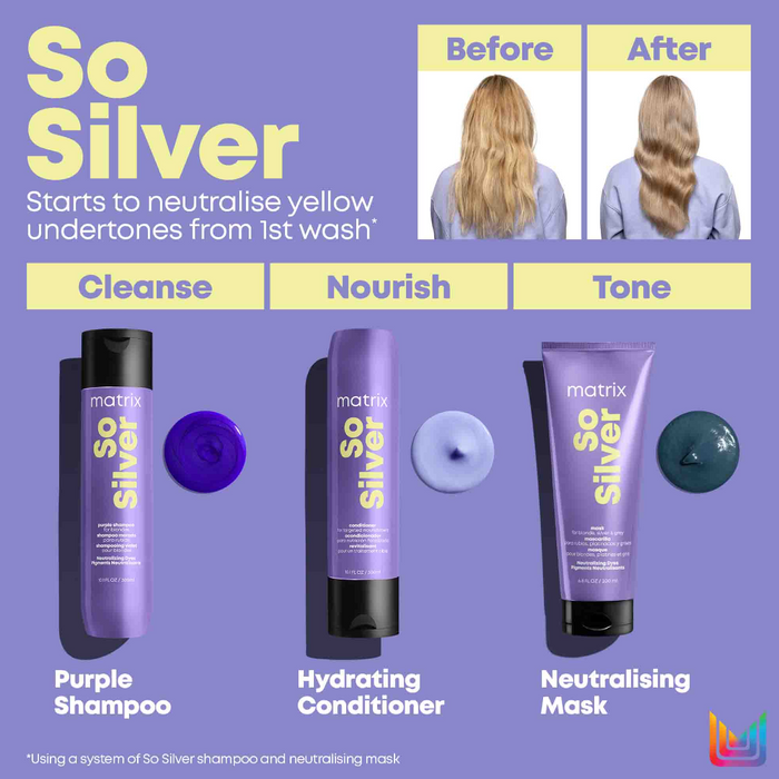 Matrix Total Results So Silver Purple Shampoo 300ml