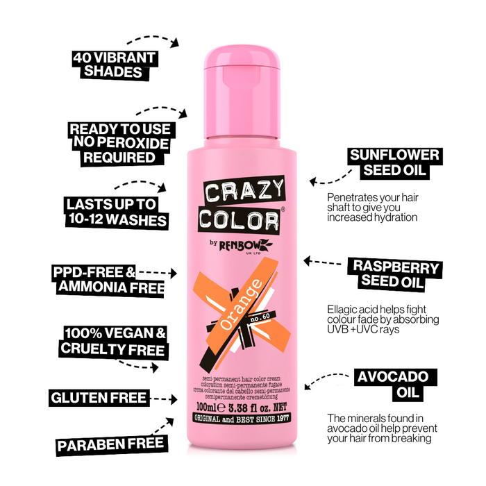 Orange Crazy Color 100ml