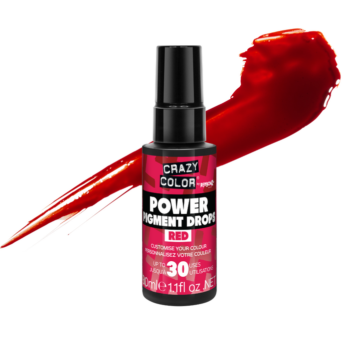 Crazy Color Red Power Pigment Drops 30ml