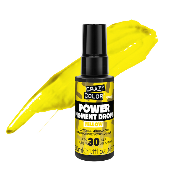 Crazy Color Yellow Power Pigment Drops 30ml
