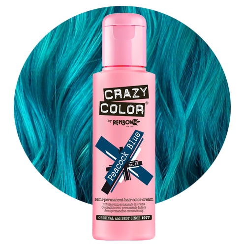 Peacock Blue Crazy Color 100ml