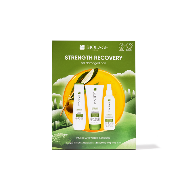 Biolage Strength Recovery Gift Pack Classic Packaging