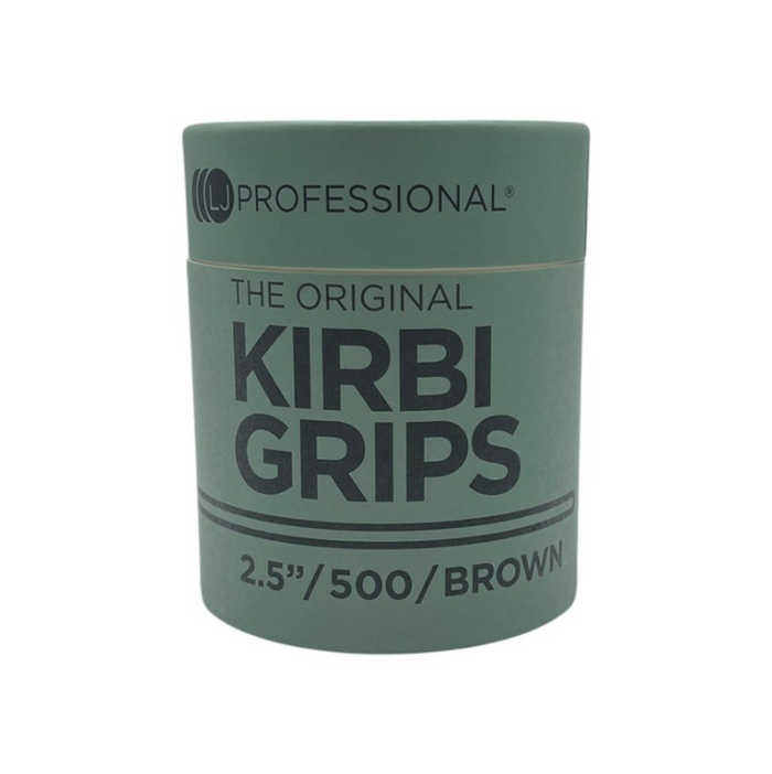 LJ Professional 2.5" Waved Kirbi Grip Brown (500pcs)
