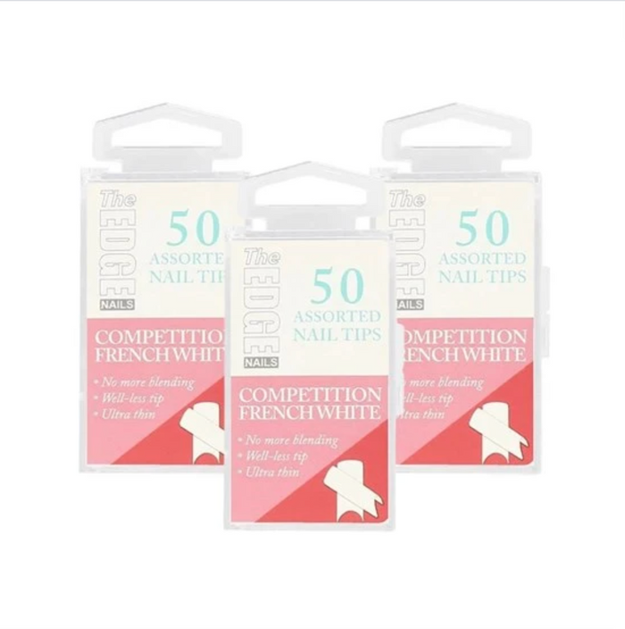 The Edge Competition Tips French White Pk50
