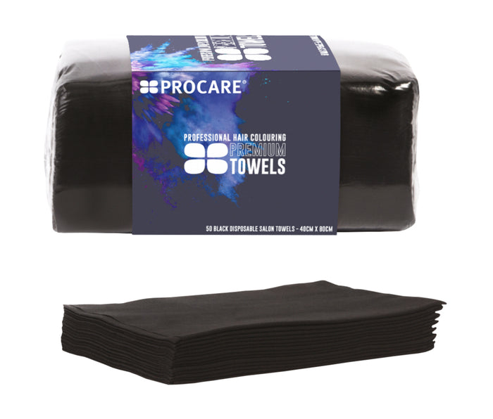 Offer: Buy 2 for £30 Procare Black Disposable Towels