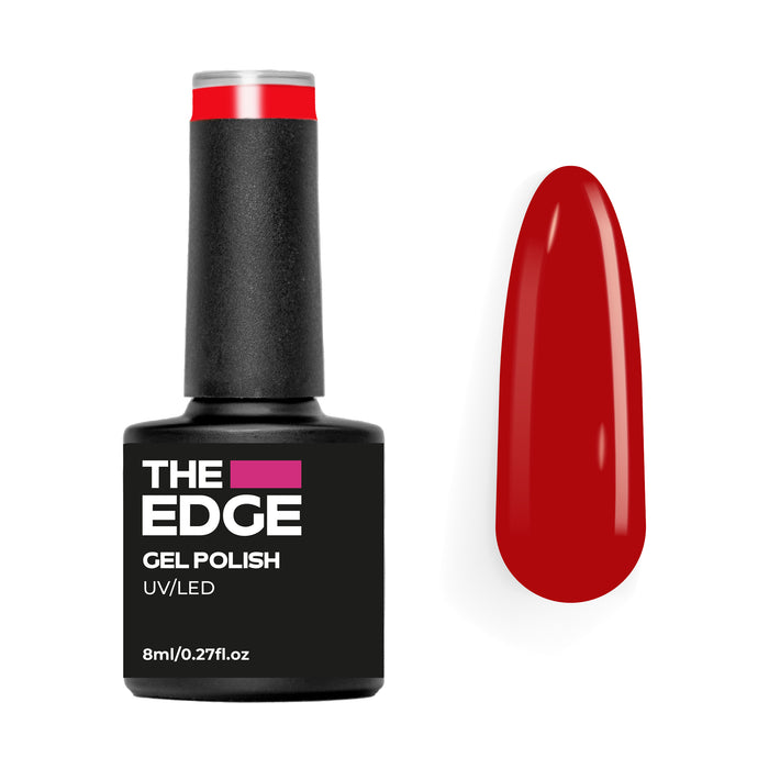 The Edge Gel Polish 8ml - The Candy Apple Red