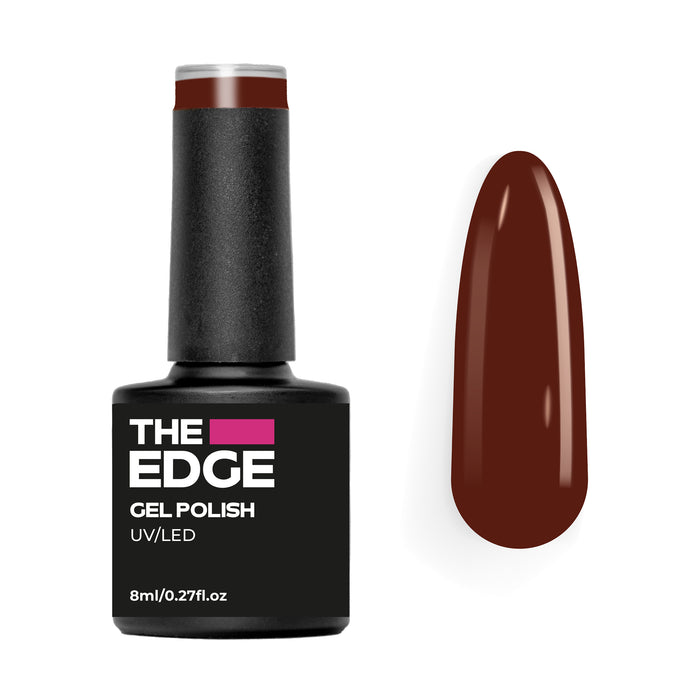 The Edge Gel Polish 8ml - The Espresso Brown