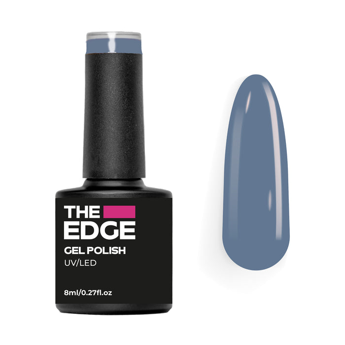 The Edge Gel Polish 8ml - The Grey Blue