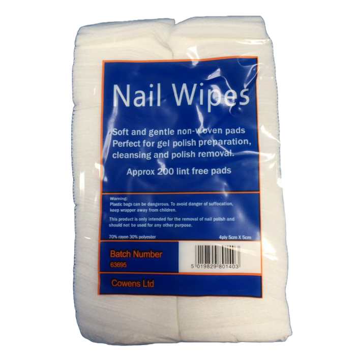 Cowens Nail Wipes 200 Pack