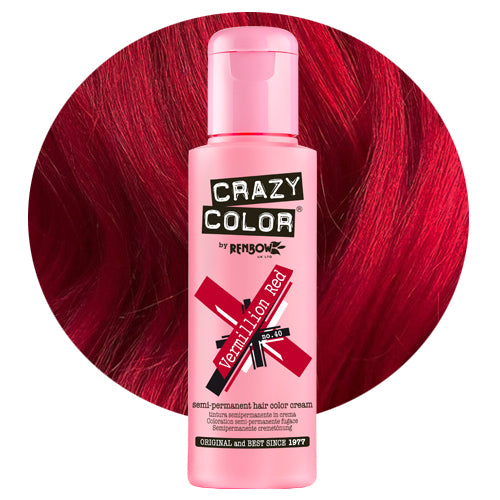 Vermillion Red Crazy Color