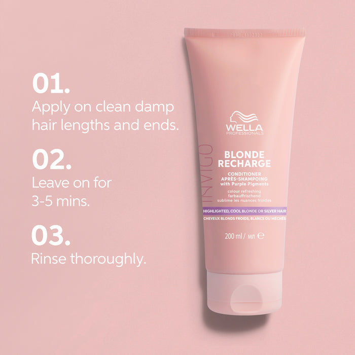 Wella Invigo Blonde Recharge Blonde Conditioner 200ml