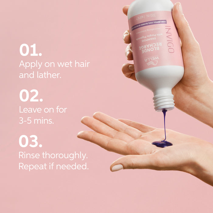 Wella Invigo Blonde Recharge Cool Blonde Shampoo Litre