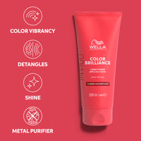 Wella Invigo Color Brilliance Conditioner Coarse and Fine Hair Litre