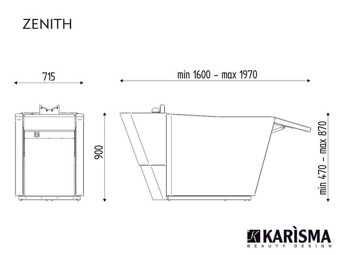 Karisma Zenith Leg Lifting Backwash Bed Unit