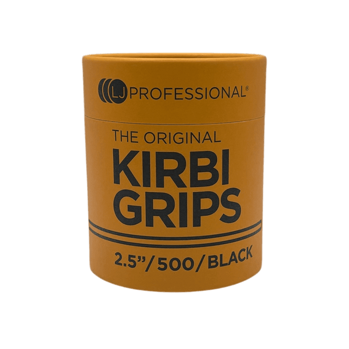 LJ Professional 2.5" Waved Kirbi Grip Black (500pcs)
