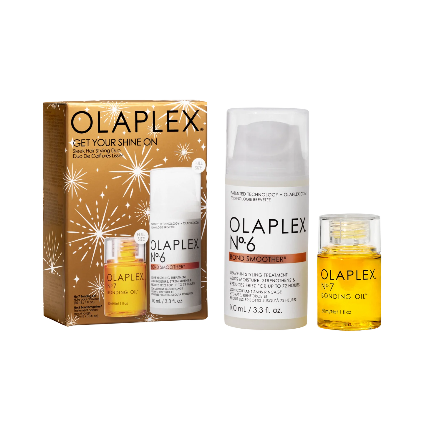 Olaplex 4アイテムセット Olaplex Get Your Shine On Sleek Hair Styling Duo – Salon Supplies