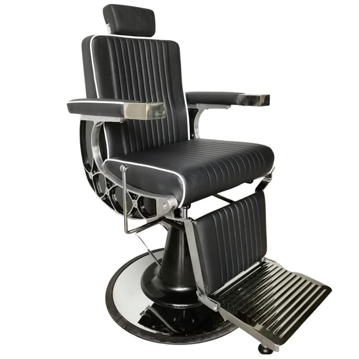 Crewe Orlando Kingston Barbers Chair Black - 7 Day Quick Ship