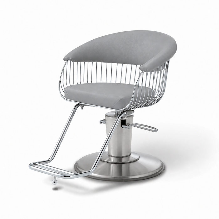 Takara Belmont Harp Styling Chair Light Grey - 7 Day Quick Ship