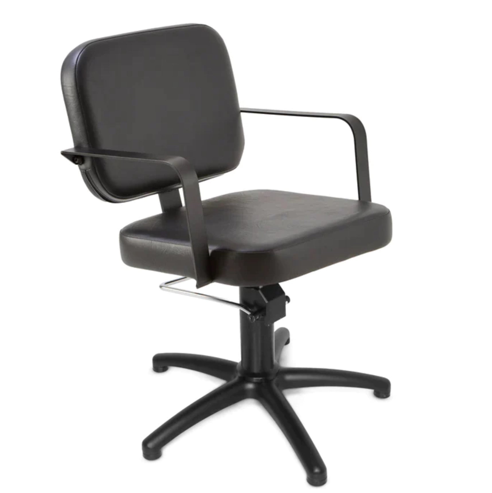 REM Nero Styling Chair Black with Black Base Day Quick Ship