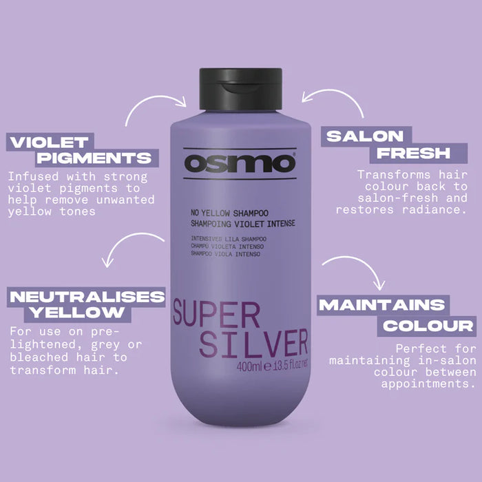 Osmo Super Silver No Yellow Shampoo 400ml