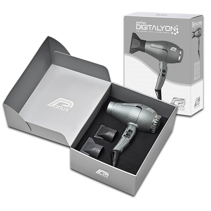 Parlux Digitaylon Powerful and Light Dryer Glitter Grey