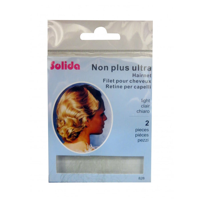 Denman Dark Solida Non Plus Ultra Hair Nets (12 Pack)