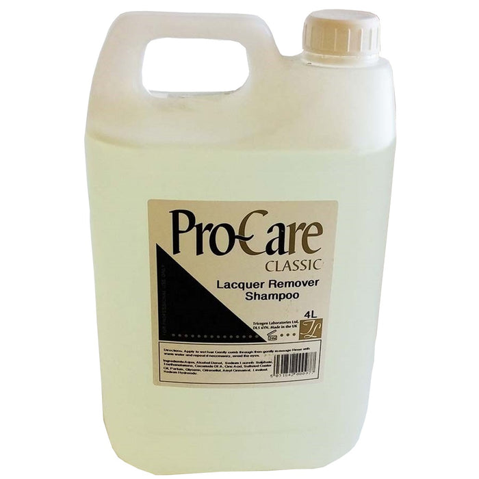 Lacquer Removing Shampoo 4 Litre (Spirit)