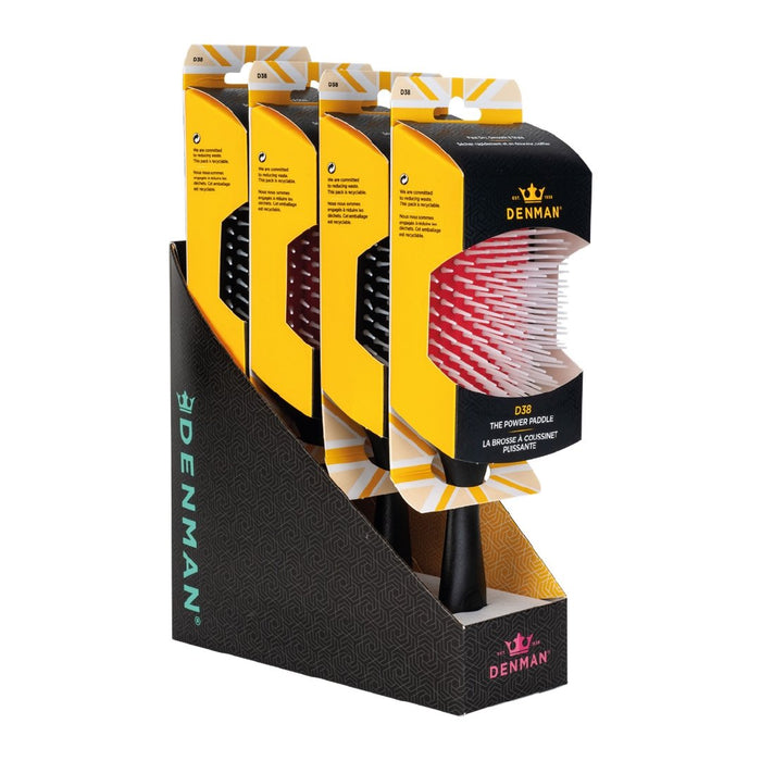 Denman Power Paddle 4 Pack