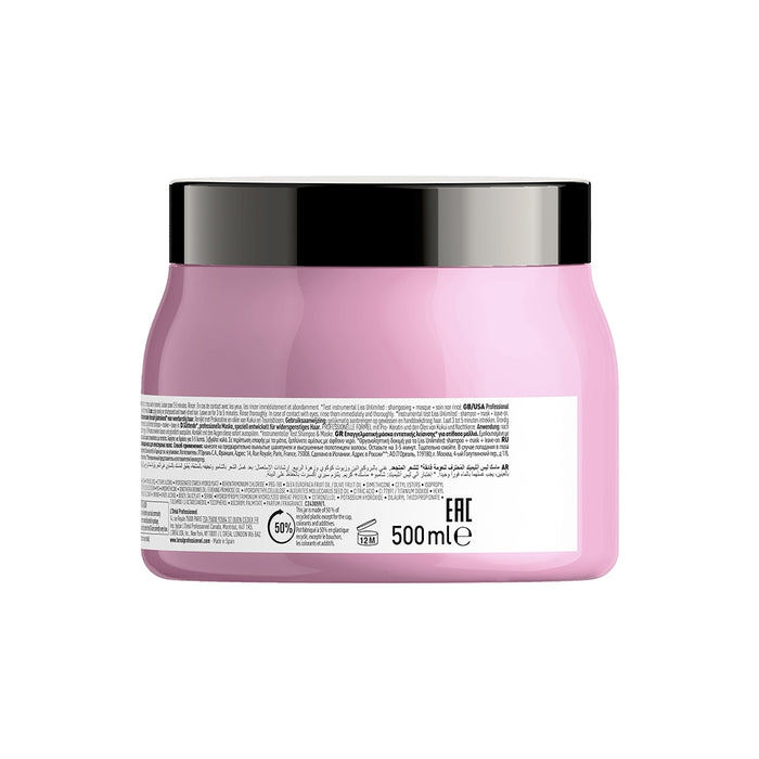 L'Oréal Serie Expert Liss Unlimited Smoothing Masque 500ml