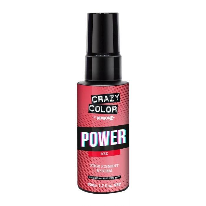 Crazy Color Red Power Pigment Drops 50ml Salon Supplies