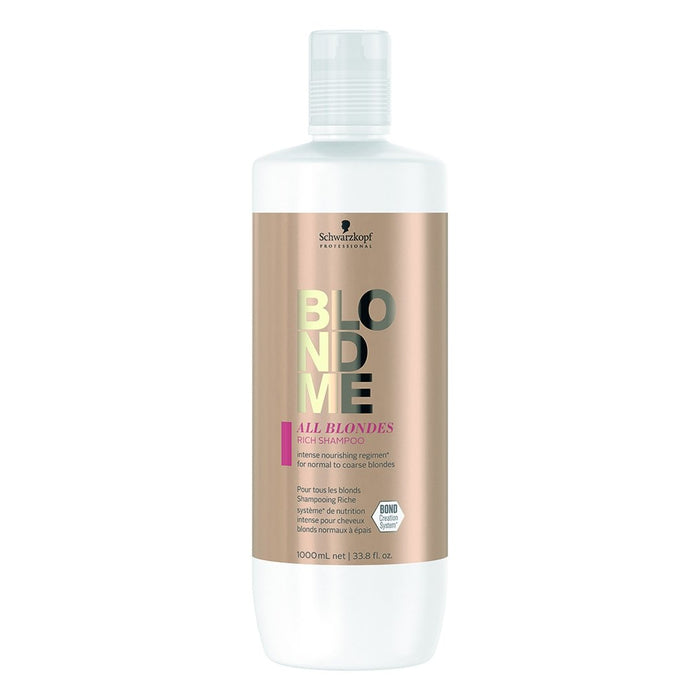 Schwarzkopf Blond Me All Blondes Rich Shampoo Litre - Old Packaging