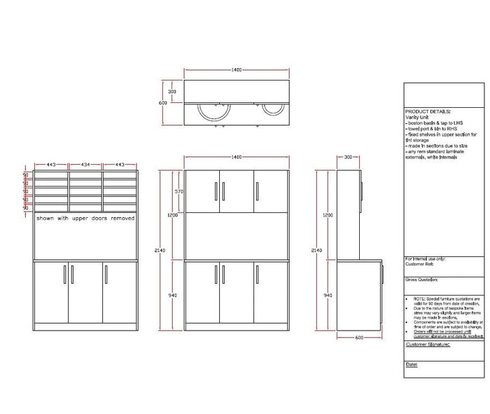 Bespoke Vanity Unit