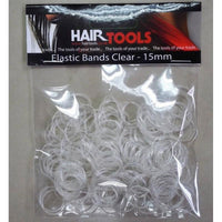 Hair Tools Clear Elastic Bands (300 Pack)