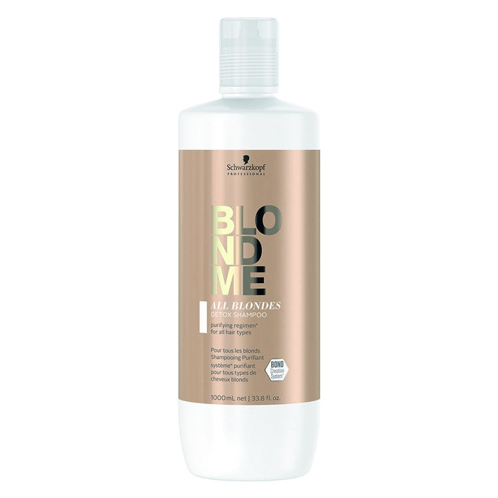 Schwarzkopf Blond Me All Blondes Detox Shampoo Litre - Old Packaging