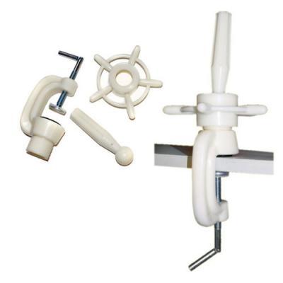 Hair Tools White Plastic Clamp