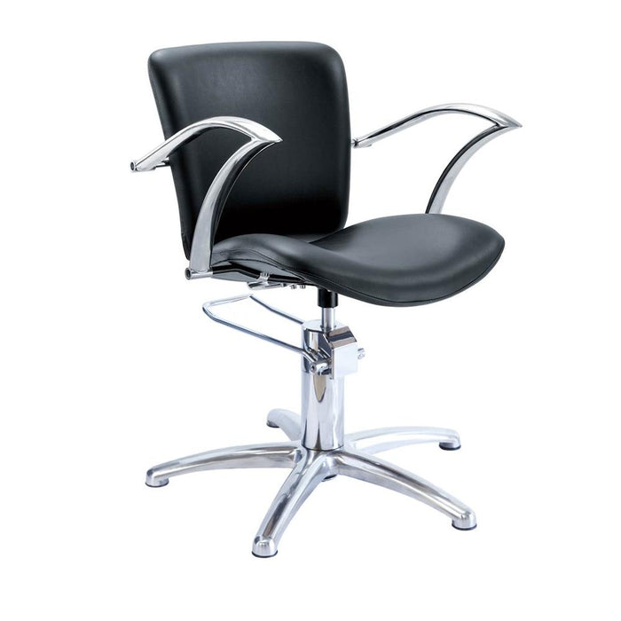 Crewe Orlando Bermuda Hydraulic Chair Black - 7 Day Quick Ship