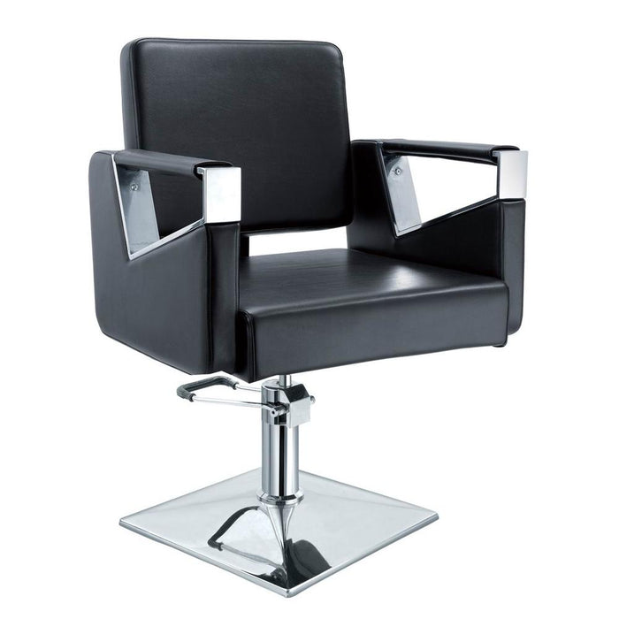 Crewe Orlando Antigua Hydraulic Styling Chair Black - 7 Day Quick Ship