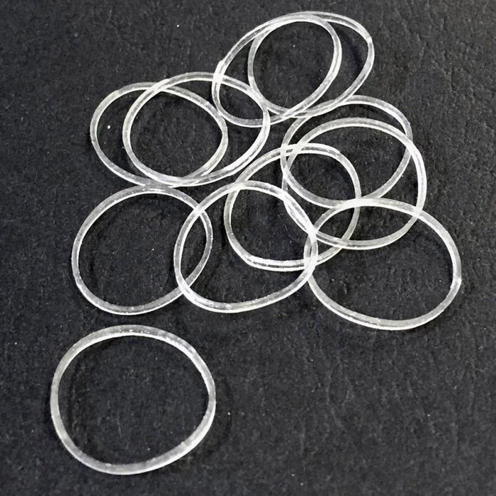 Hair Tools Clear Elastic Bands (300 Pack)