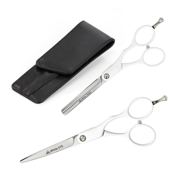 AMA Silhouette White Scissor and Thinner Set
